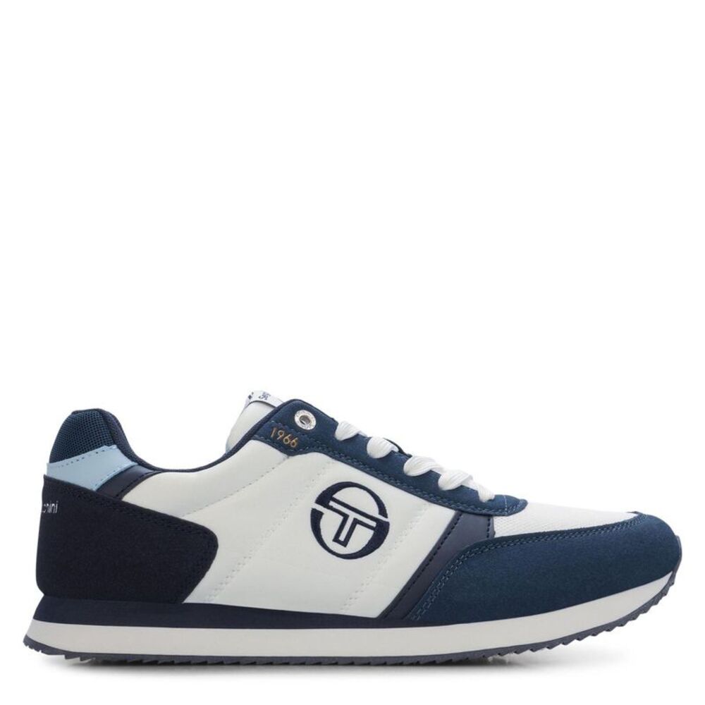 Sergio Tacchini Mens Bergamo Sneakers / White/Navy